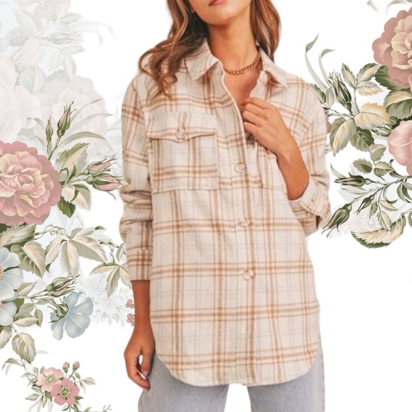 Joie Plaid Shaket - Picture 1 of 5